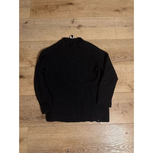 Diesel Women’s Black Knit Long Sleeve Pullover Sweatshirt Size Large - Picture 1 of 4